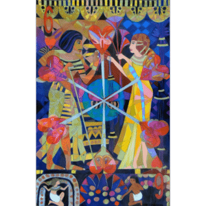 Six Phases of the Eclipse of the Heart, 40x26 inches, ©Denise Weaver Ross