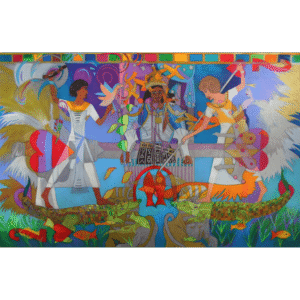 Two of Brotherly Love, 26x40 inches, ©Denise Weaver ross