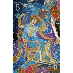 Five Stars of the Night Queen, 40x26 inches, ©Denise Weaver Ross