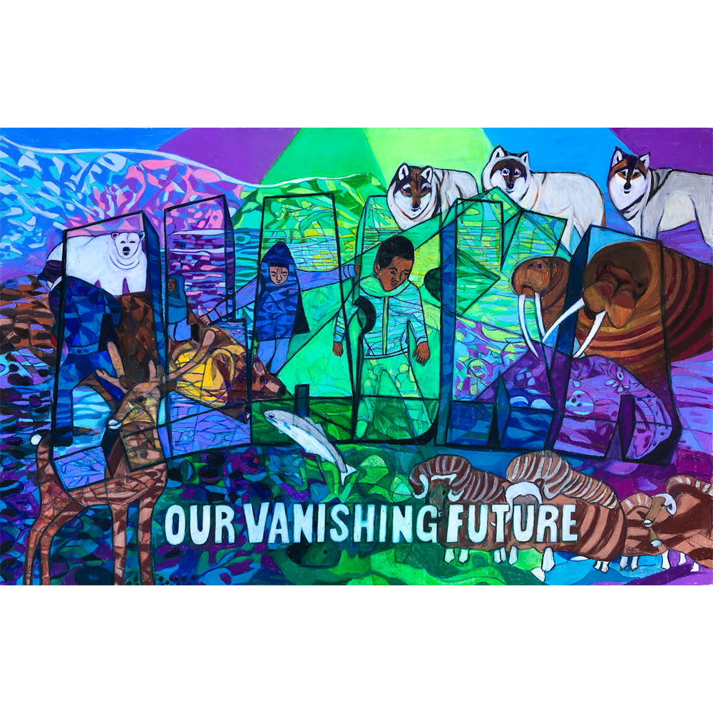 ALASKA-Our Vanishing Future, 26x40-inches, ©Denise Weaver Ross