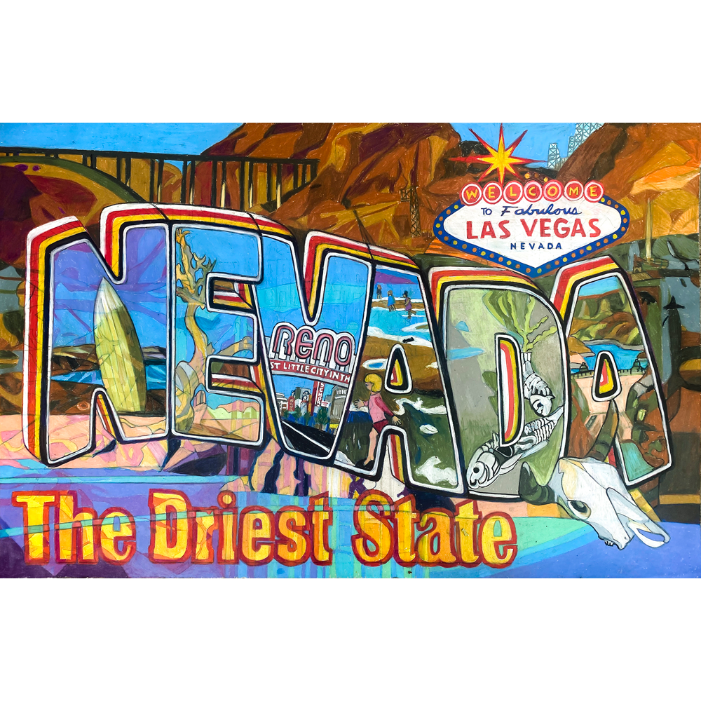 NEVADA: The Driest State, 26x40 inches, © Denise Weaver Ross