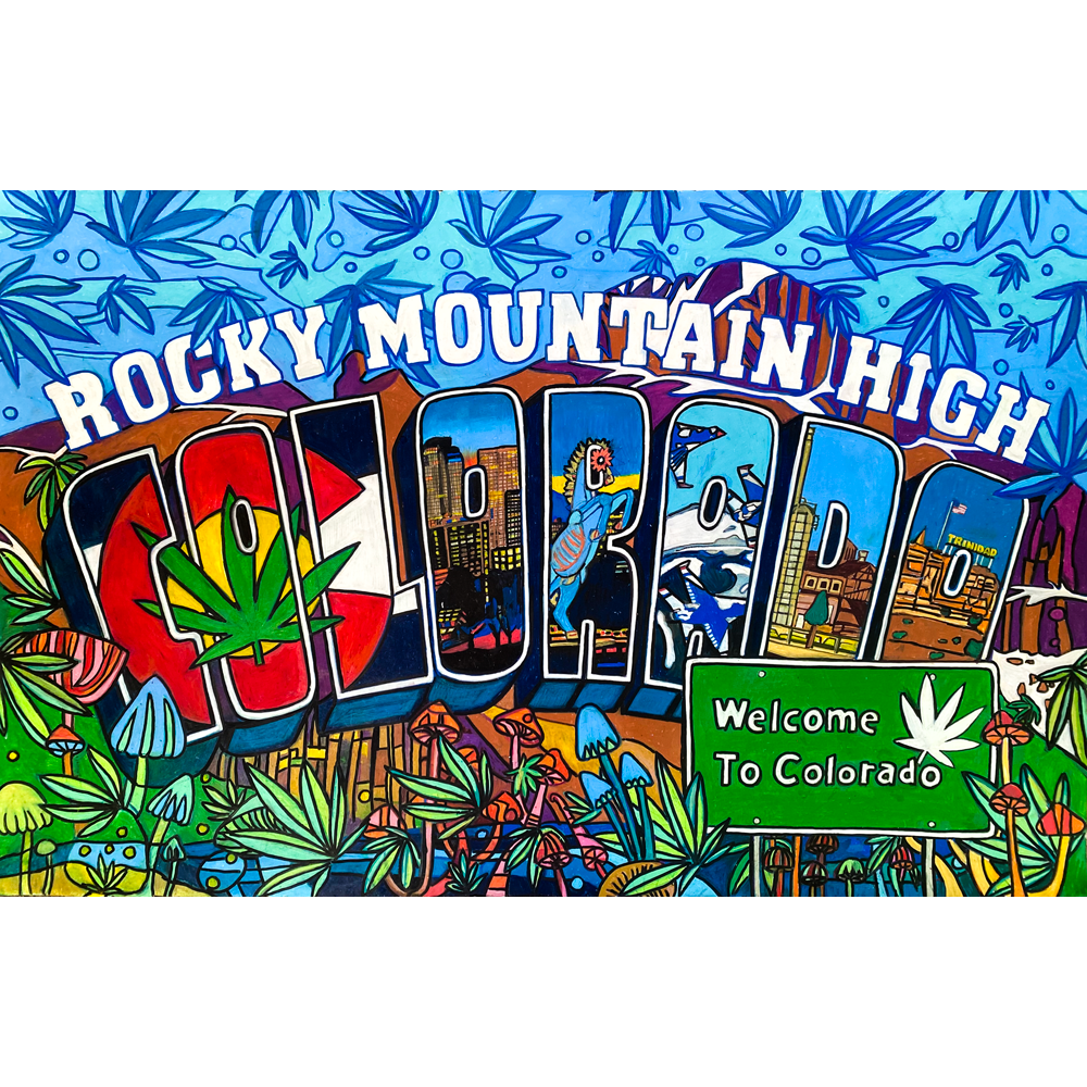 COLORADO: Rocky Mountain High, 26x40 inches, ©Denise Weaver Ross